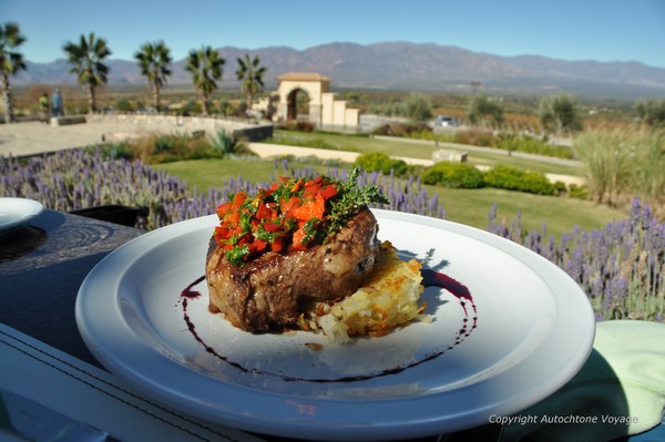 Un steak de b&oelig;uf &agrave; la sauce Malbec - Cafayate