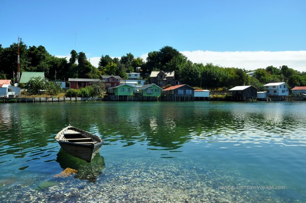 Les maisons sur pilotis &ndash; palafito - de l&rsquo;ile de Mechuque