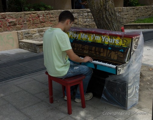 Artiste de rue dans Santiago du Chili &ndash; Centre Historique
