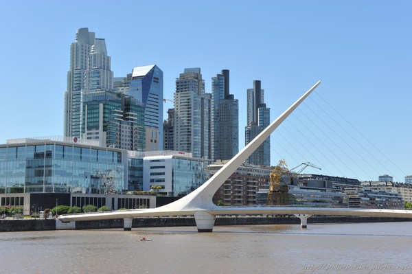 &ldquo;El Puente de la Mujer&rdquo; &ndash; le pont de la femme &agrave; Buenos Aires